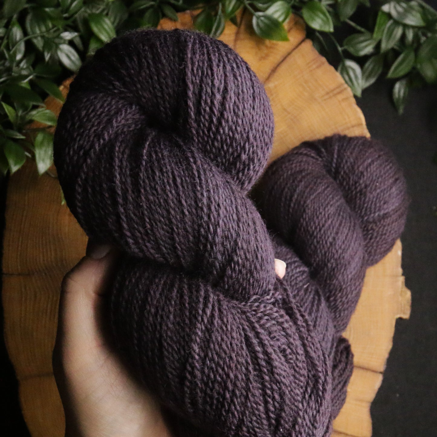 Dried Fig - Natural BFL - Fingering Weight