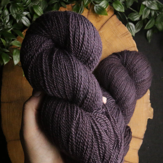 Dried Fig - Natural BFL - Fingering Weight