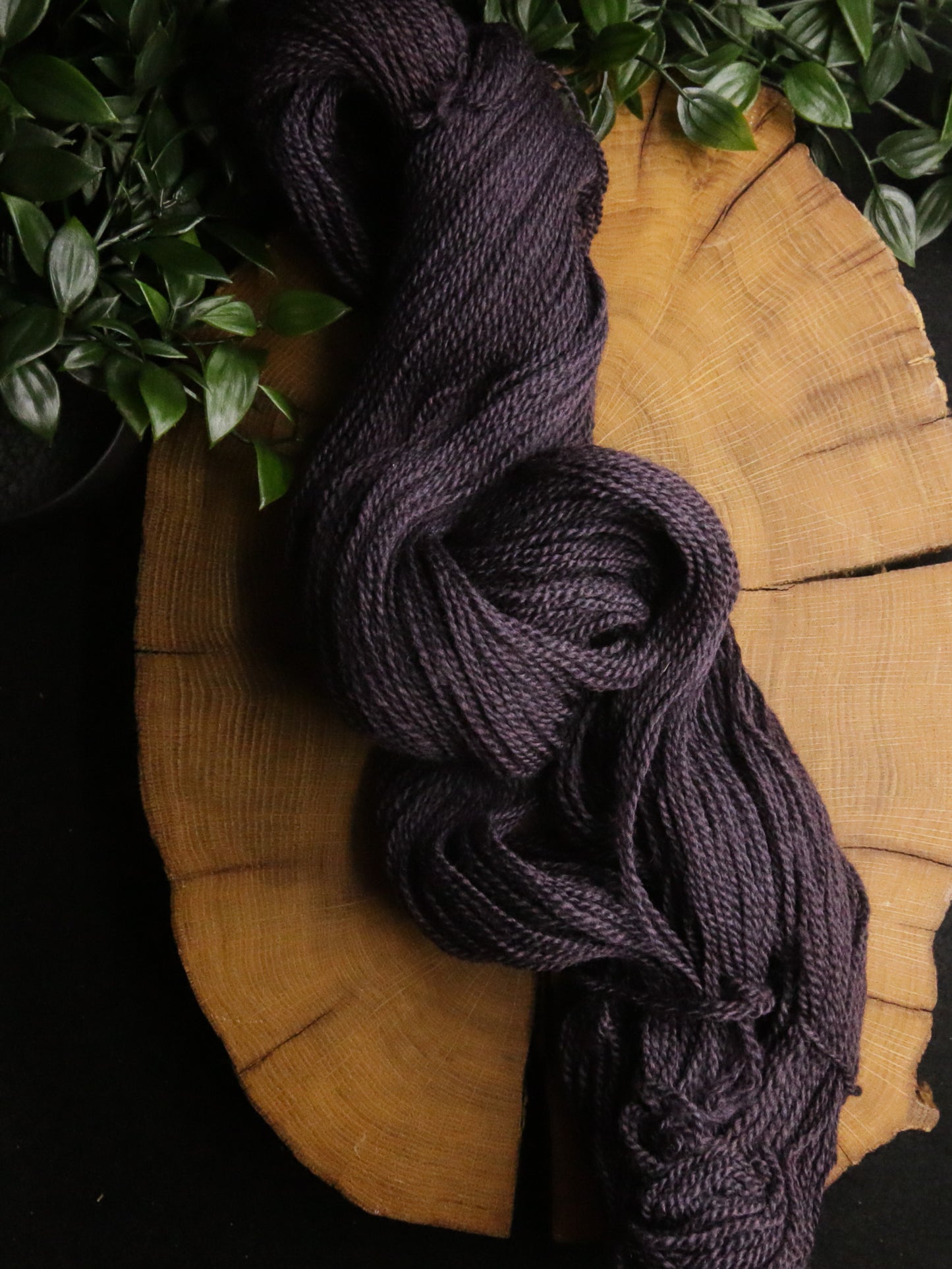 Dried Fig - Natural BFL - Fingering Weight