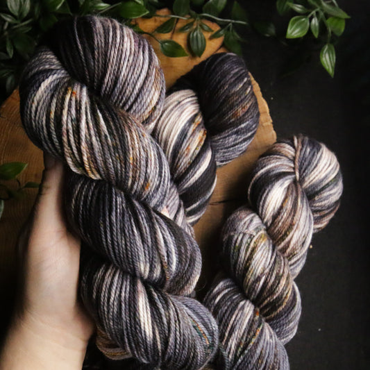 Black Jasper - Vibrant 80/20 - DK