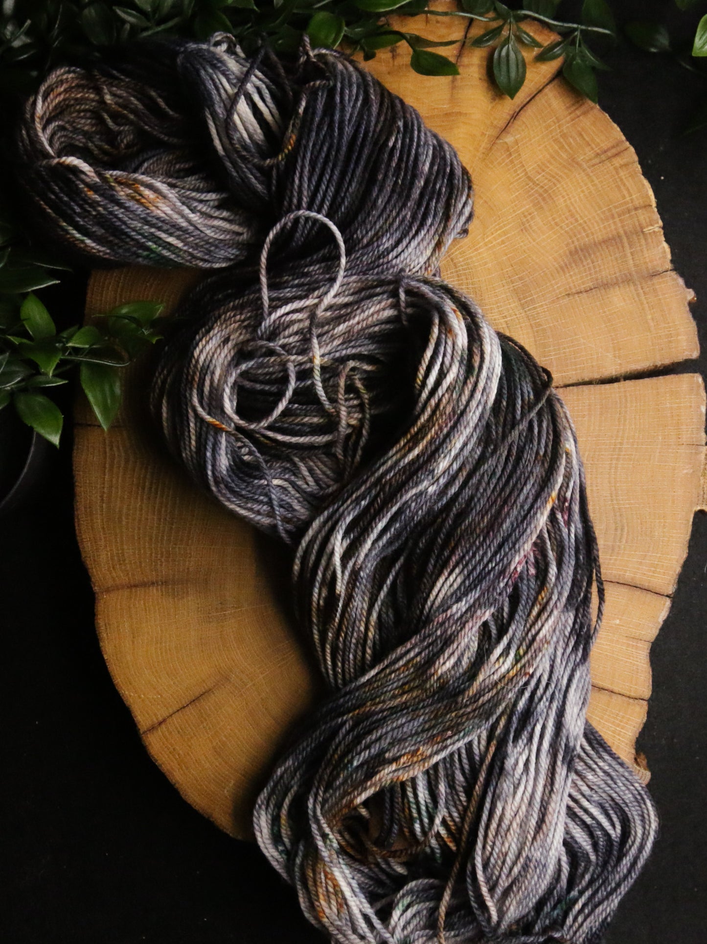 Black Jasper - Vibrant 80/20 - DK