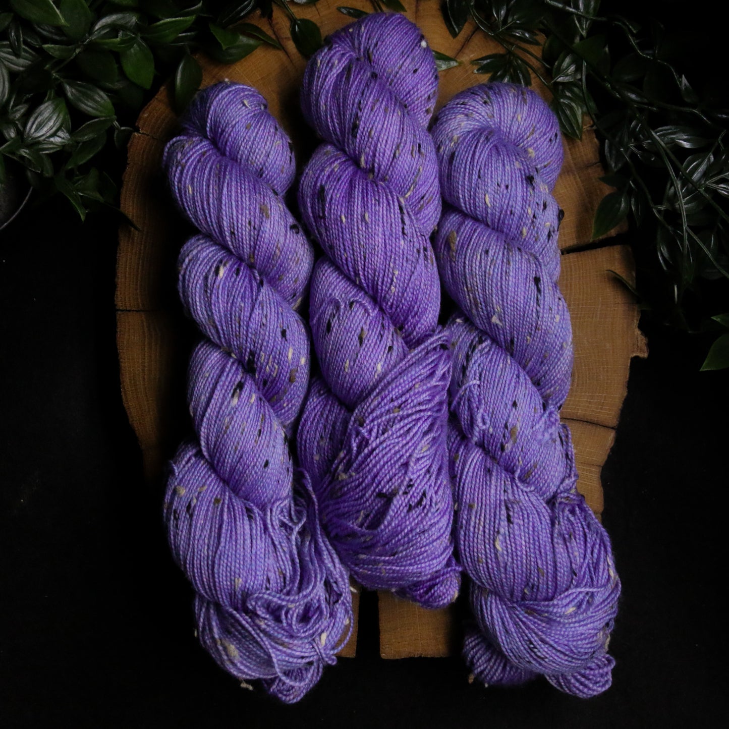 Peri-Twinkle - Tweed - Fingering Weight