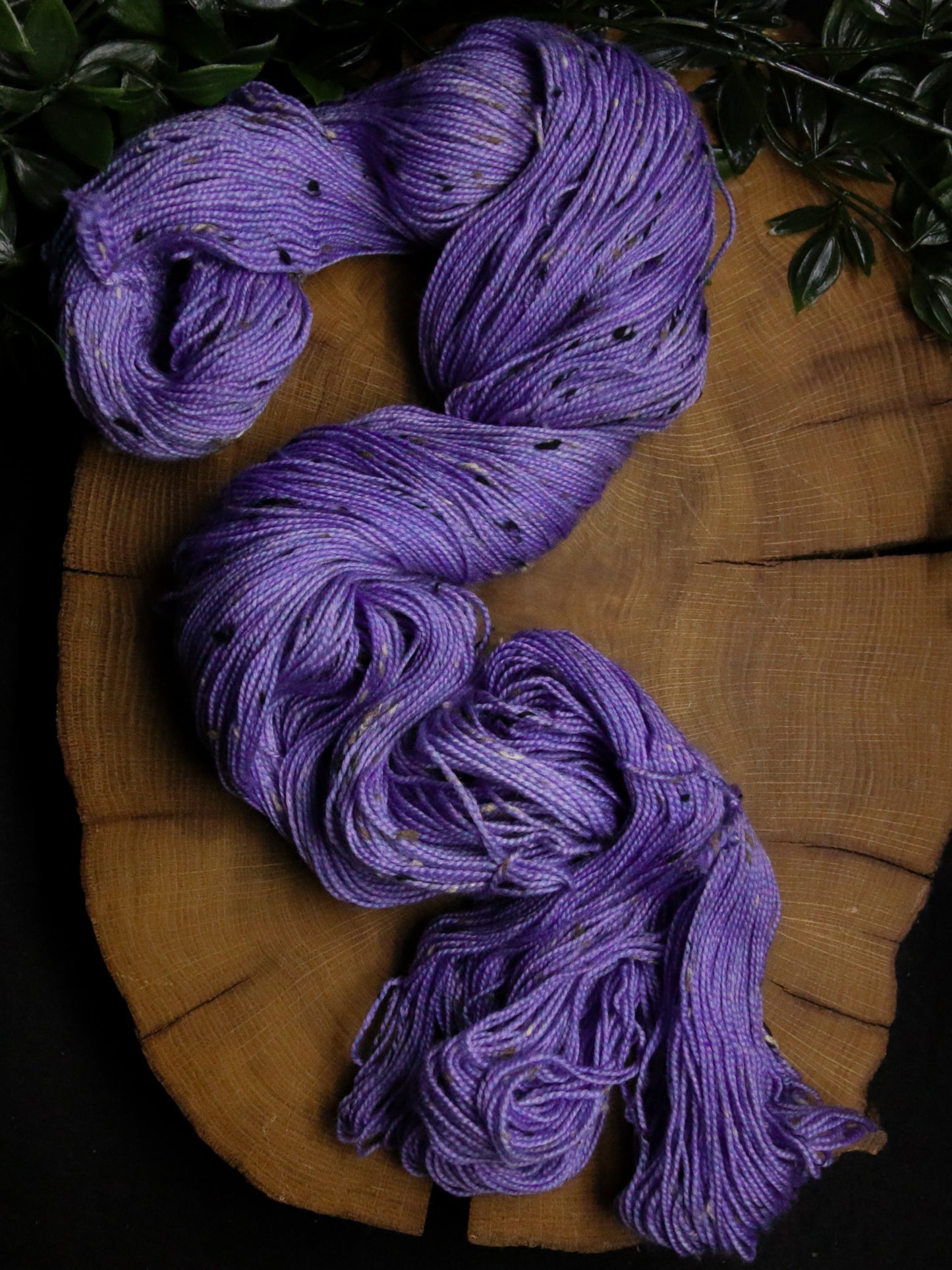 Peri-Twinkle - Tweed - Fingering Weight
