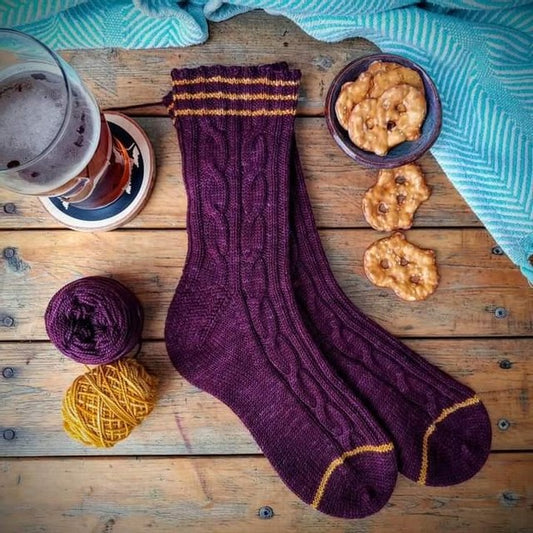 Nocturne Plum Sock Set - Soft Sock - Sock Set