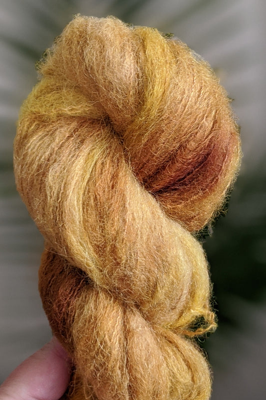 Baltic Amber - Suri Alpaca Lace - Lace Weight