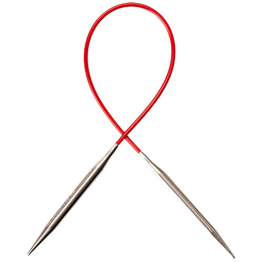 Chiaogoo 16" Circulars - Red Lace Tips
