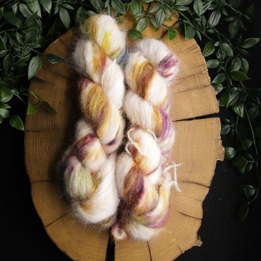 Pressed Flowers - Extra Sprinkles - Suri Alpaca Lace - Lace Weight