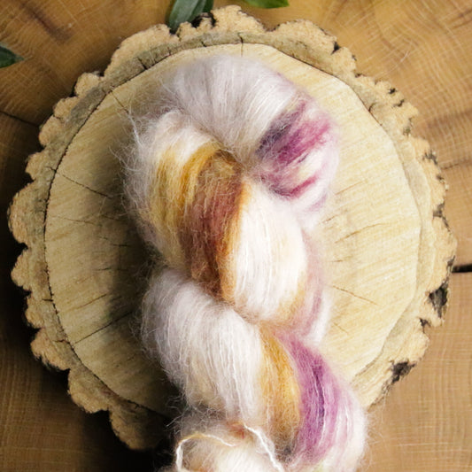 Pressed Flowers - Extra Sprinkles - Suri Alpaca Lace - Lace Weight