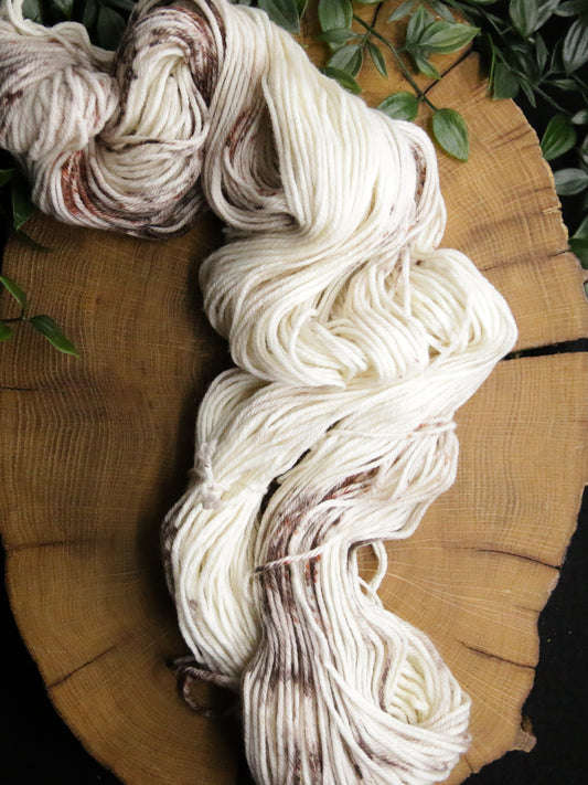 Whipped Cream and Chocolate Shavings - Plump 85 - DK Weight