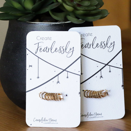 Mini Hexagon Stitch Markers (set of 10)