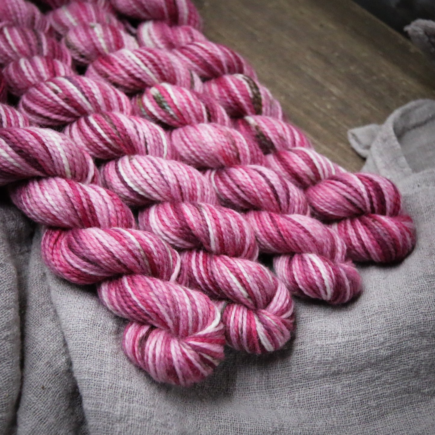 Holly Berry - 20g Mini Skein - Vibrant 80/20 - Fingering