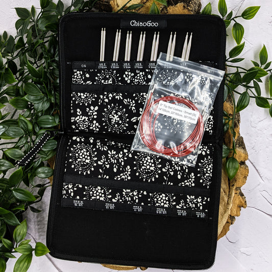 Chiaogoo Red Lace Interchangeable Sets 5" Tips